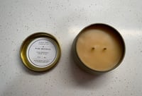 Image 2 of 3.5 oz 100% Pure Beeswax Candle Tin