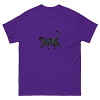 Image 5 of CAT PETTING CHART T-SHIRT