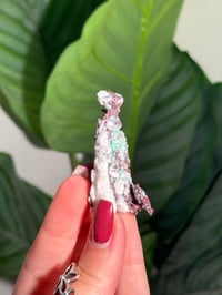 Image 2 of COPPER X MALACHITE STAINED QUARTZ -MOROCCO- T