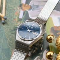 Image 3 of Seiko King Quartz - Blue dial