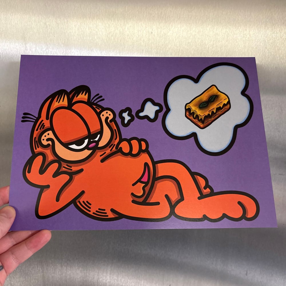 Image of “MMM… LASAGNE” A4 PRINT