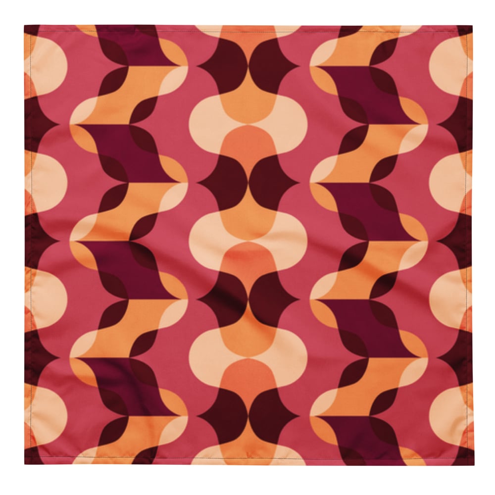 Image of Vibe 70's Print Bandana 1