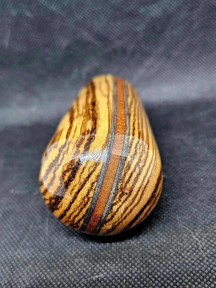 Image of Zebrawood/Racing Stripe Shift Knob (12x1.25)