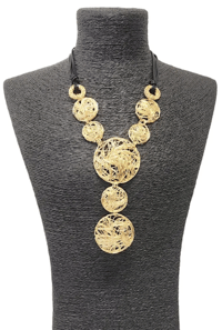 Image 1 of JA'NAE GOLD DESIGN NECKLACE 