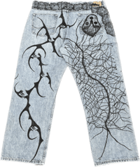 Image 2 of Enter the Void x Undead Revival Skull Denim