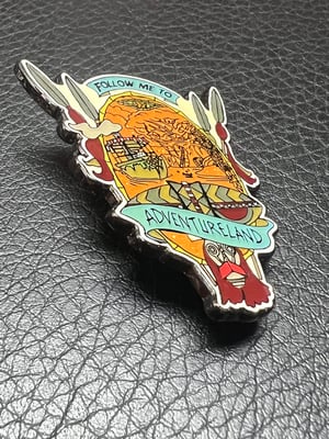 Image of 2” Follow Me To Adventureland Enamel Pin