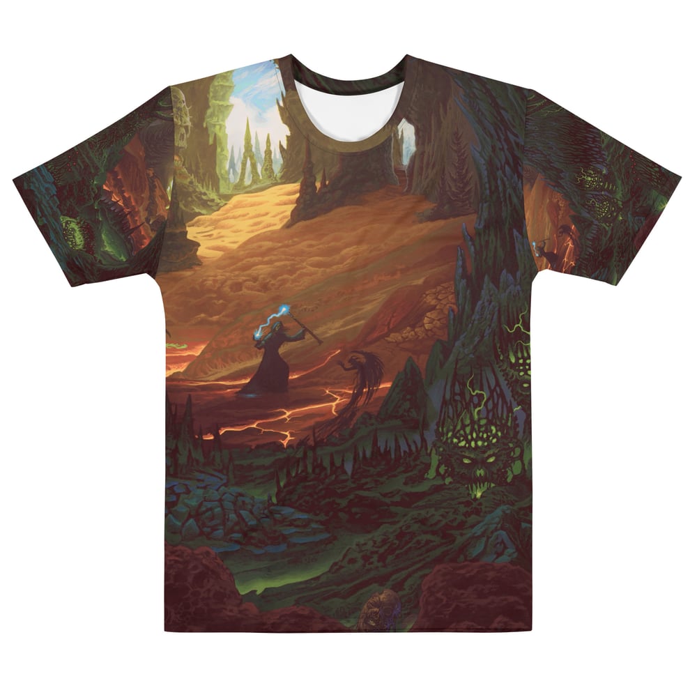 Cavern of Wrath Allover Print T-shirt by Mark Cooper Art