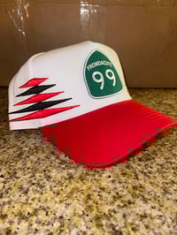 Image 2 of 99 red and white diamond 