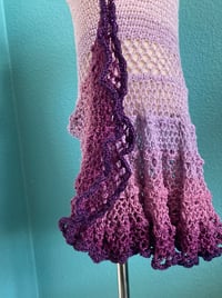 Image 2 of Handmade Crochet Toddler Dress 3T Orchid