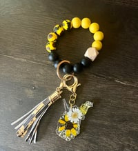 Image 4 of JOMAX Jewelry-Silicone Bead Wristlet/Keychain West Virginia