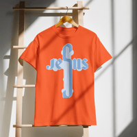 Image 13 of DryBlend® T-Shirt (Jesus) he has risen