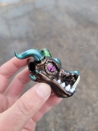 Image 3 of Split Face DragonHead Collab With @toneykazyglass