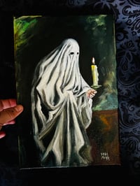 Image 2 of Fantasma con vela sobre lienzo