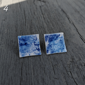 Image of Seascape Stud Earrings