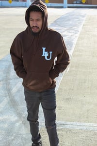 Image 3 of Brown "LU" Hoodie 