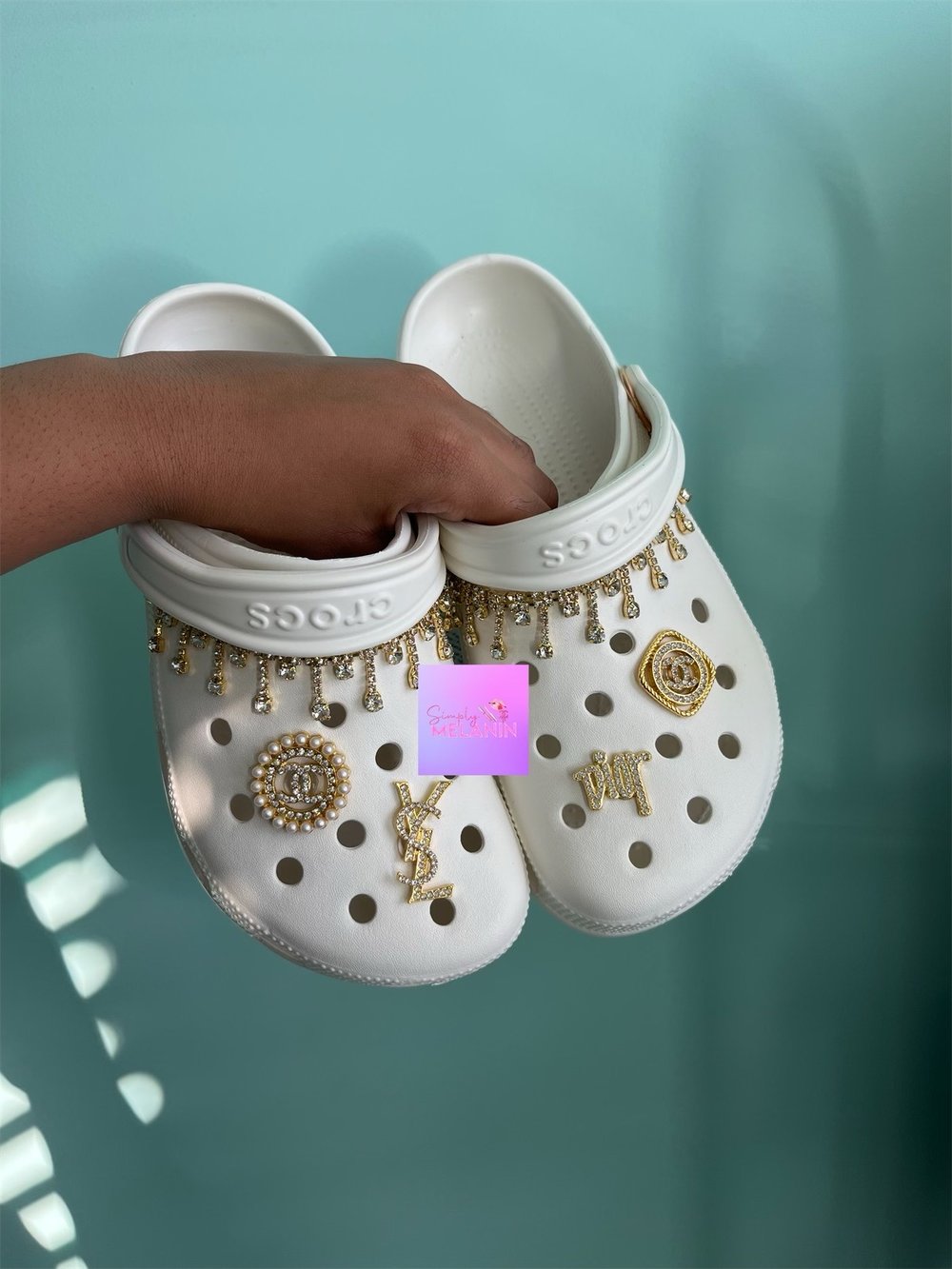 Image of custom crocs ✨. 