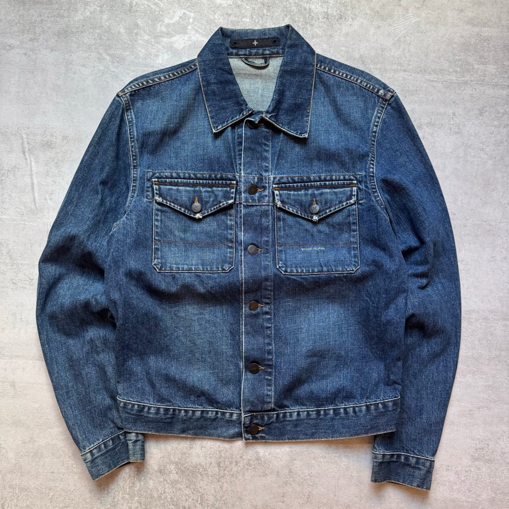Image of Stone Island Denim Jacket, size medium