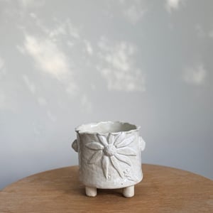 Image of Small Flannel Flower Vase/ Cachepot  (4267)