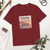 Image 11 of organic cotton t-shirt (Faith)