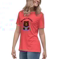 Image 3 of Women's Relaxed T-Shirt, Bearly Afloat T-Shirt | Funny Bear Pun Outdoor Graphic Tee