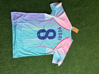 Image 5 of     FC Barcelona Blue/Pink Gradient Third Kit (Spotify Sponsor)