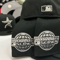 Image 3 of New Era 59Fifty Black Metallic Silver WS05