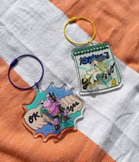 Image 1 of JJBA Spinner Keychains