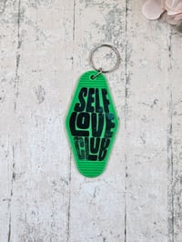 Image 1 of Self Love Retro Motel Keychain