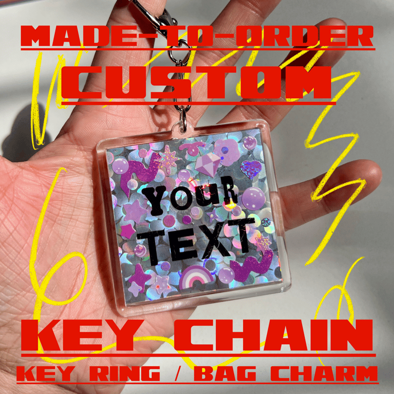*MADE-TO-ORDER* - DECO KEY CHAIN / BAG CHARM