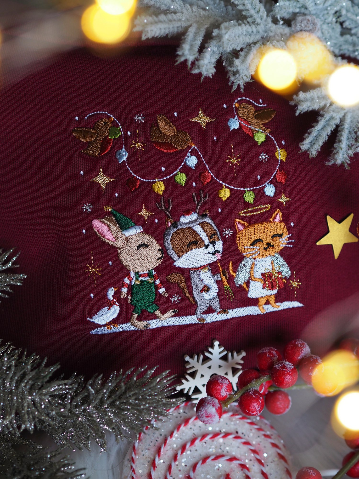 Image of  A Year Of Adventures - Christmas Edition - Burgundy Hoody