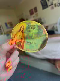 Image 3 of “Blessed be” Gold Chrome Sticker