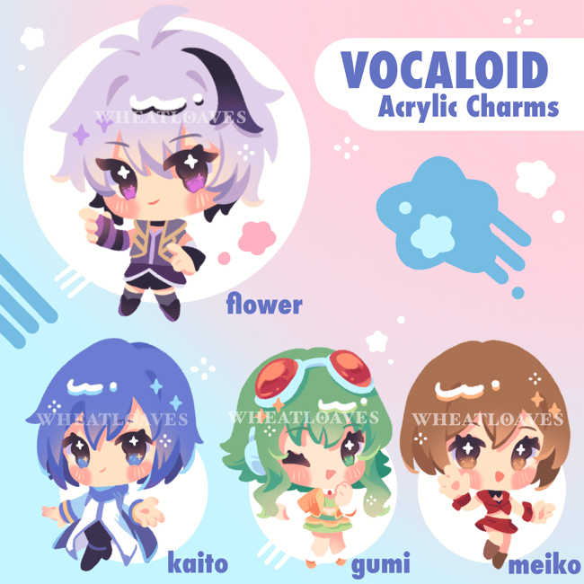 Vocaloid Acrylic Charms Vol 2