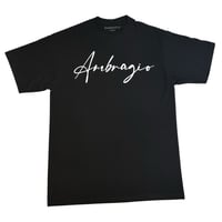 Image 2 of Custom Font Tee - Black 