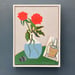 Image of Roses, Pebble and Postcard from a Friend