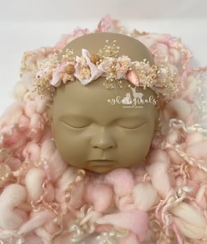 Image of newborn floral headbands 