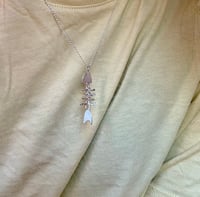 Image 2 of Sterling silver fish pendant