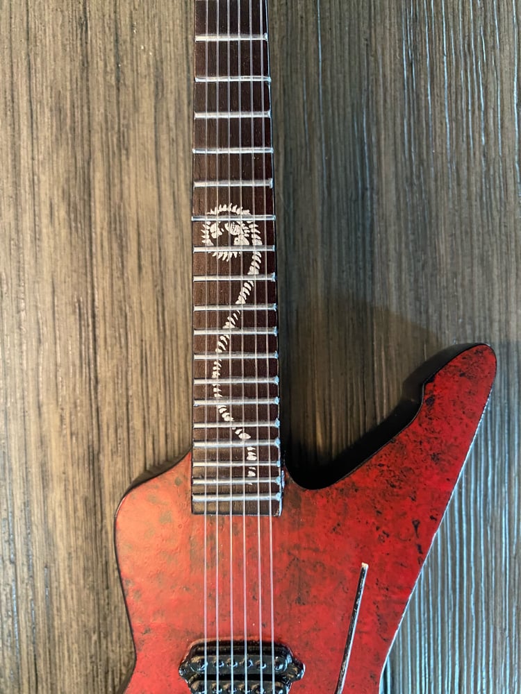 Image of PK 10" Mini Signature "Apocrypha" Schecter Guitar