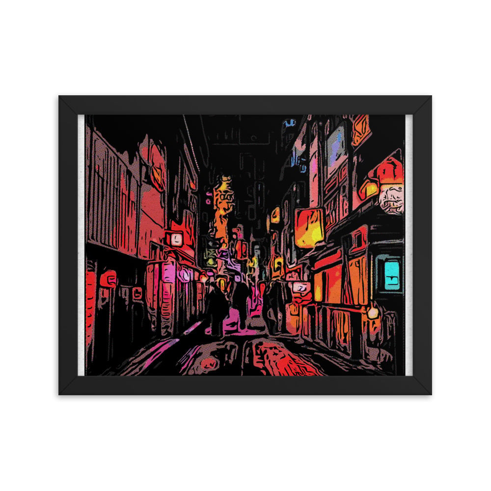 ZEN EXP - Chinatown I Framed photo paper poster