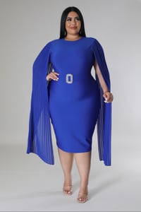 Image 1 of Madam Cape Dress-Curve of Sashay 