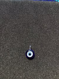 Image 1 of Cobalt Blue Evil Eye Pendant 