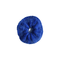 Image 1 of Knit scrunchie in cobalt