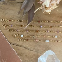 Image 2 of ELZA - Bracelets Pierres - Collection Rose orangés