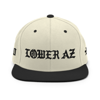 Image 1 of LOWER AZ Black Thread Snapback Hat