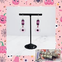 Pink Eyeball Earrings
