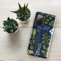 Image 10 of Art Nouveau Inspired Blue Boho Floral Tough case for Samsung®