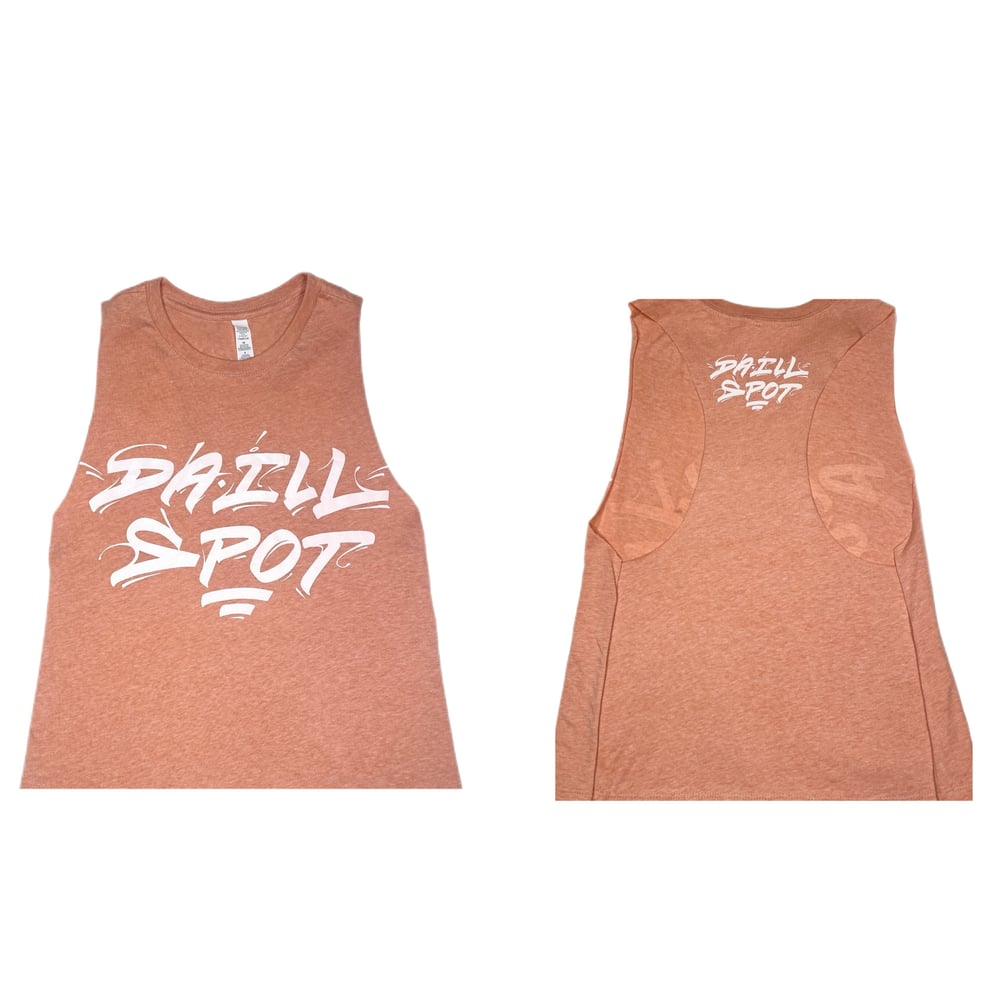 Da ILL Spot x FREE2EXPRESS Racerback Crop Tank