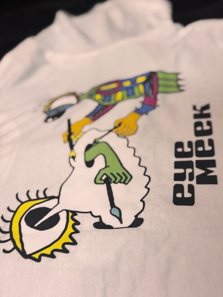 Image of Eyemeek logo front and back 