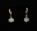 Image of Gold & Gray Marbleized Pierced Earrings 