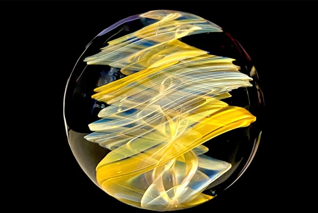 King Leo glass x Mikecglass orbital collab 