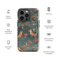 Image 20 of Boho Nature Cottagecore Inspired Fox Among Mushrooms Tough Case for iPhone®